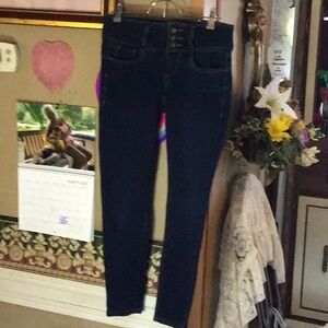 Dark Blue Skinny Jeans by Blue Spice